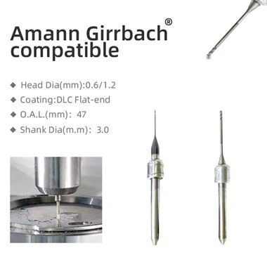 Uirlisí Muilleoireachta Diamond Amann Girrbach Do Zirconia