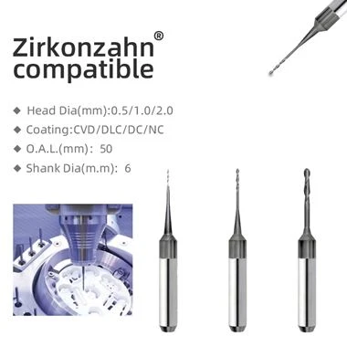 Uirlisí Muilleoireachta Céir PMMA Do Zirkonzahn M1 M2 M4 M6